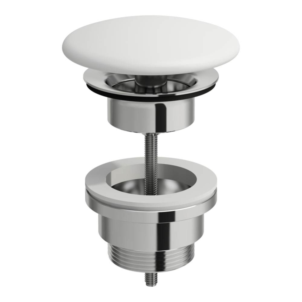 Always Open Waste With Ceramic Valve Cover Plate