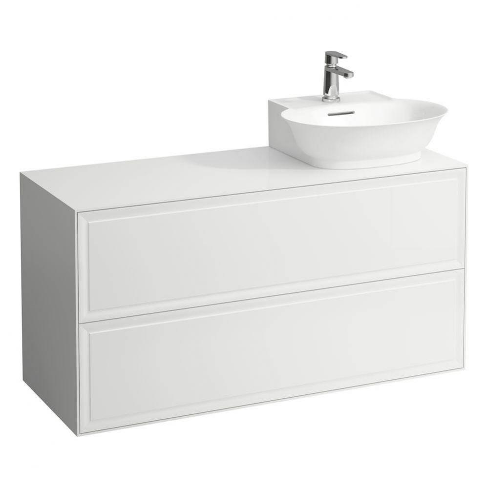 Drawer element Only, 2 drawers, cut-out right, matches small washbasin 816854