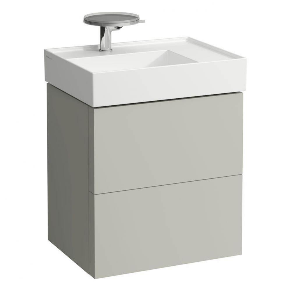 Vanity Only with two drawers for washbasin shelf right 810334 (incl. organiser)