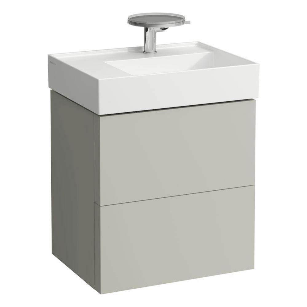 Vanity Only with two drawers for washbasin shelf left 810335 (incl. organiser)