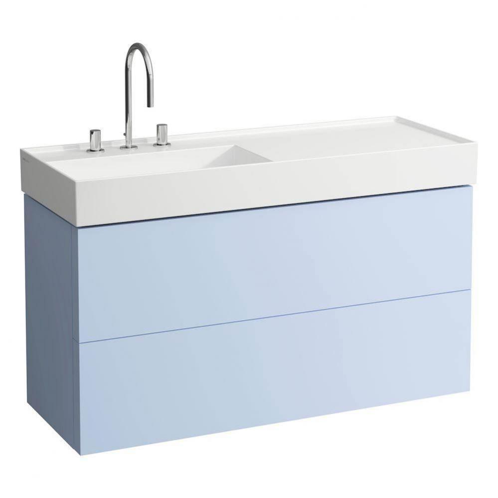 Vanity Only with two drawers for washbasin shelf right 813332 (incl. organiser)
