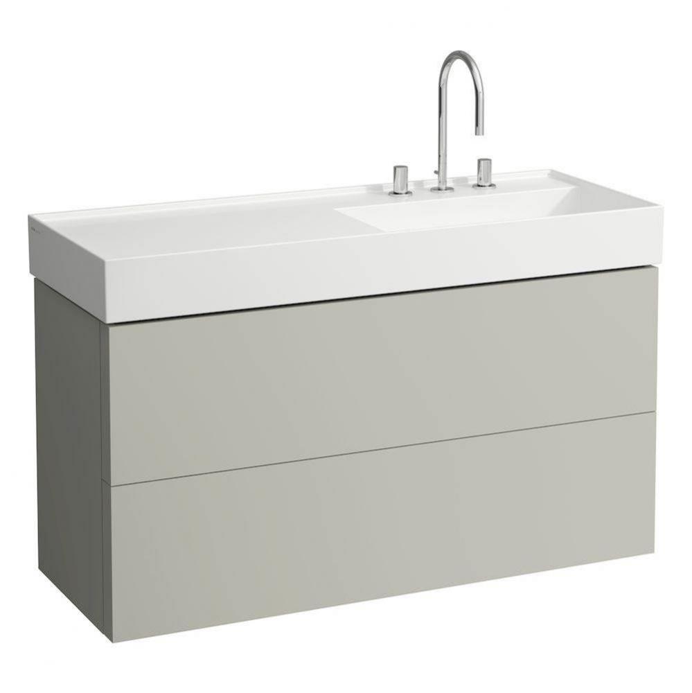 Vanity unit Only, 2 drawers, incl. drawer organiser, matches washbasin 813333