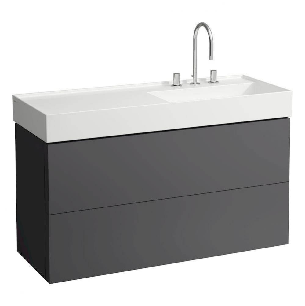 Vanity unit Only, 2 drawers, incl. drawer organiser, matches washbasin 813333