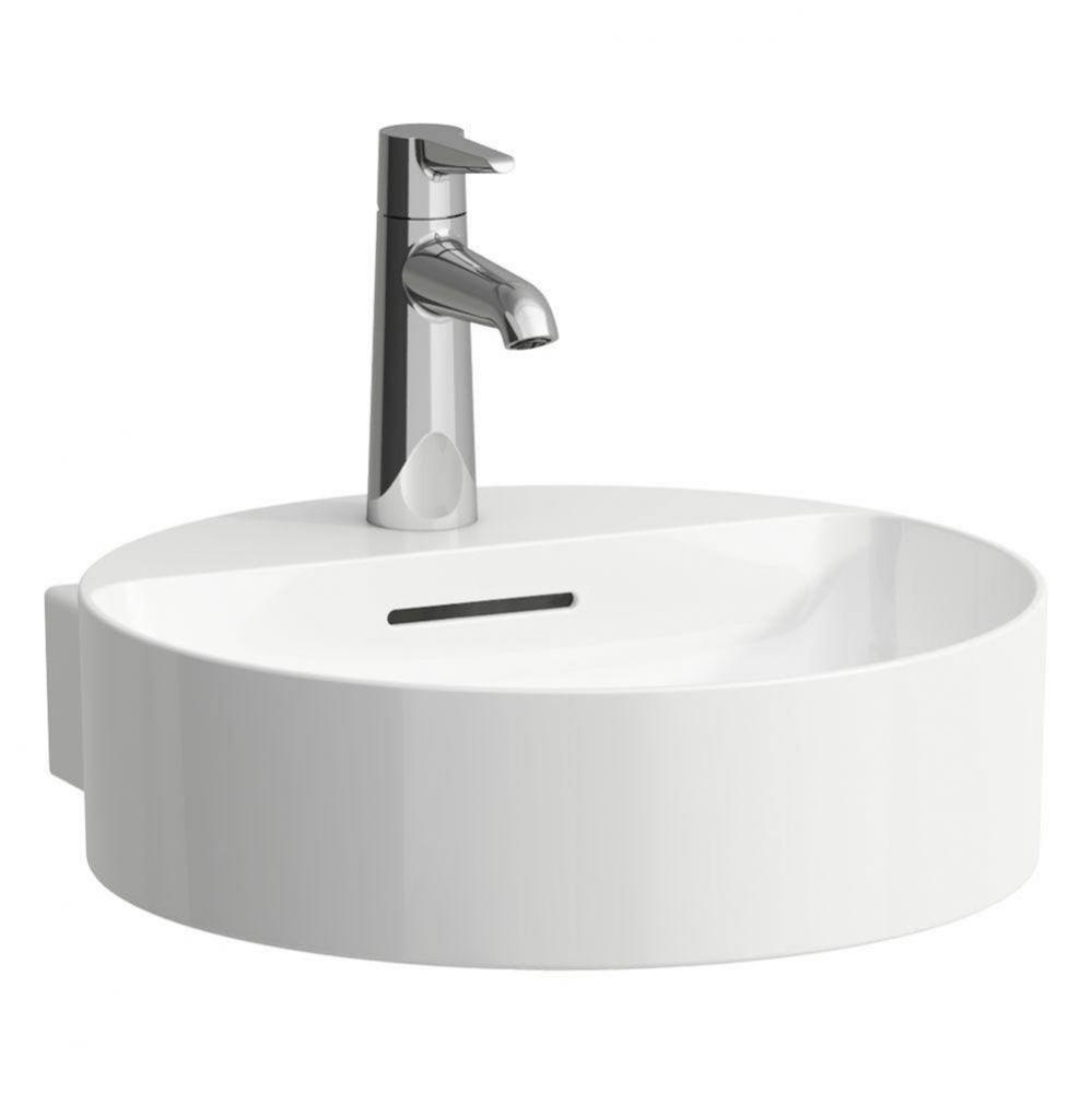 Small washbasin, wall mounted