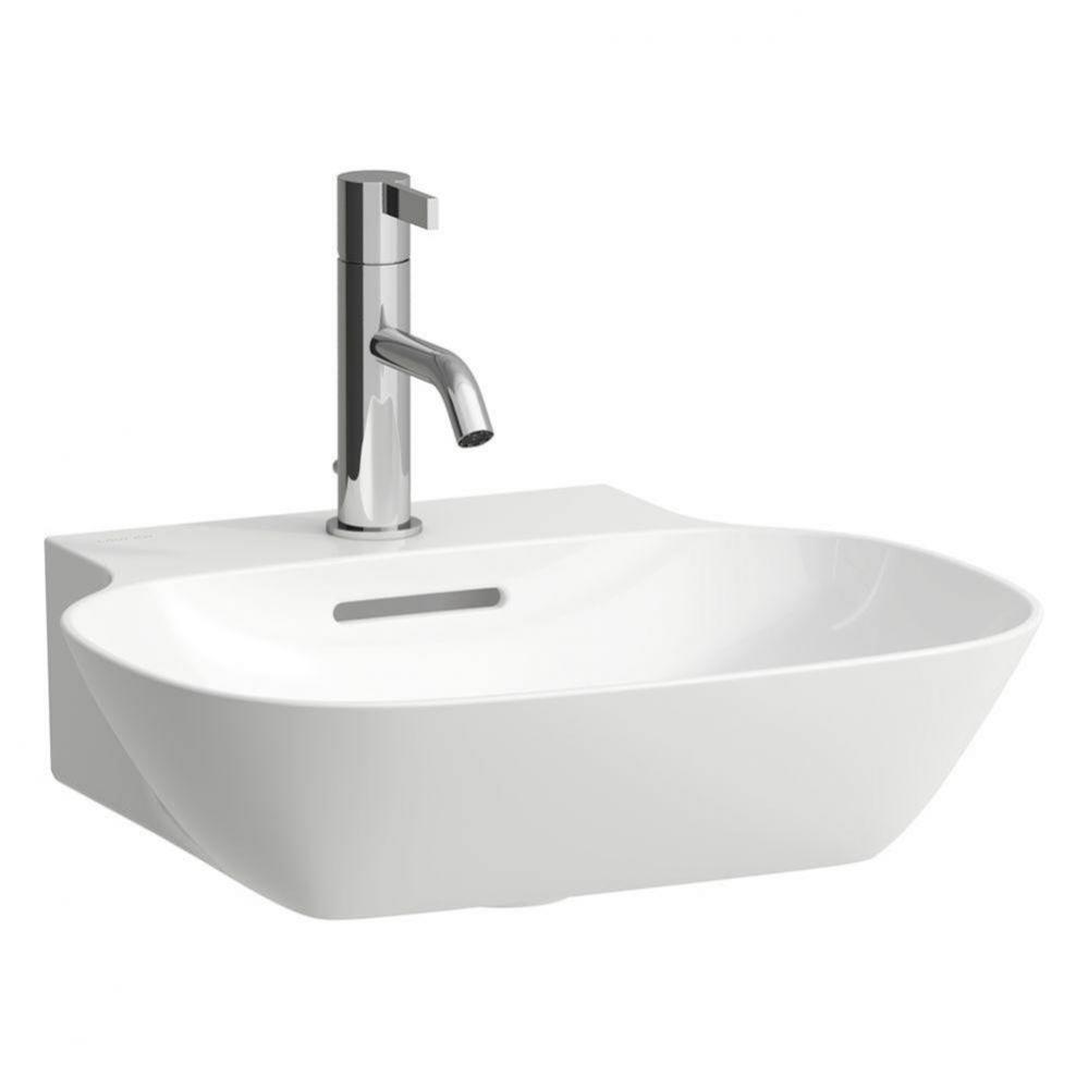 Small washbasin, wall mounted