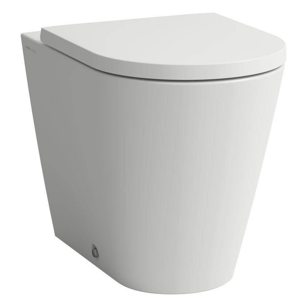 Floorstanding WC, washdown, rimless, outlet horizontal or vertical