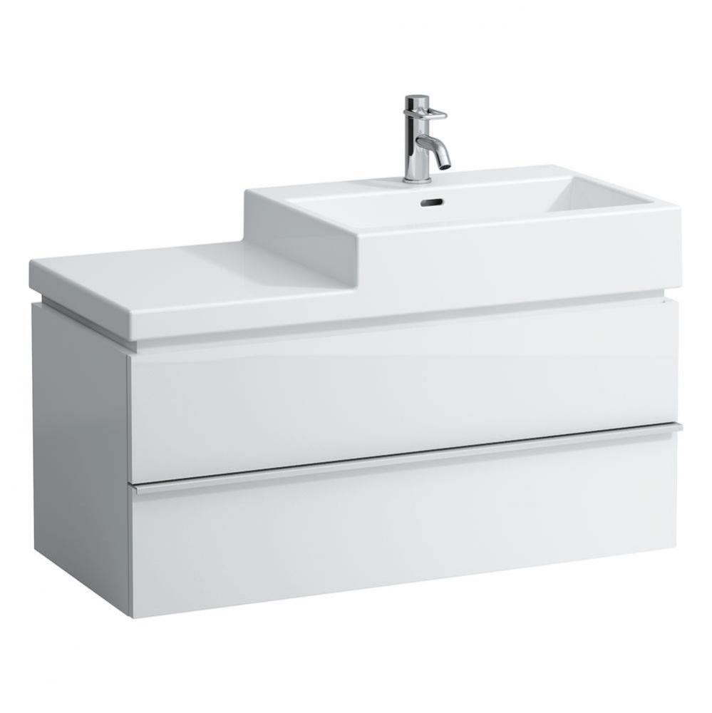 Vanity Only, with 2 drawers, matching washbasins 818437, 818431, 818432