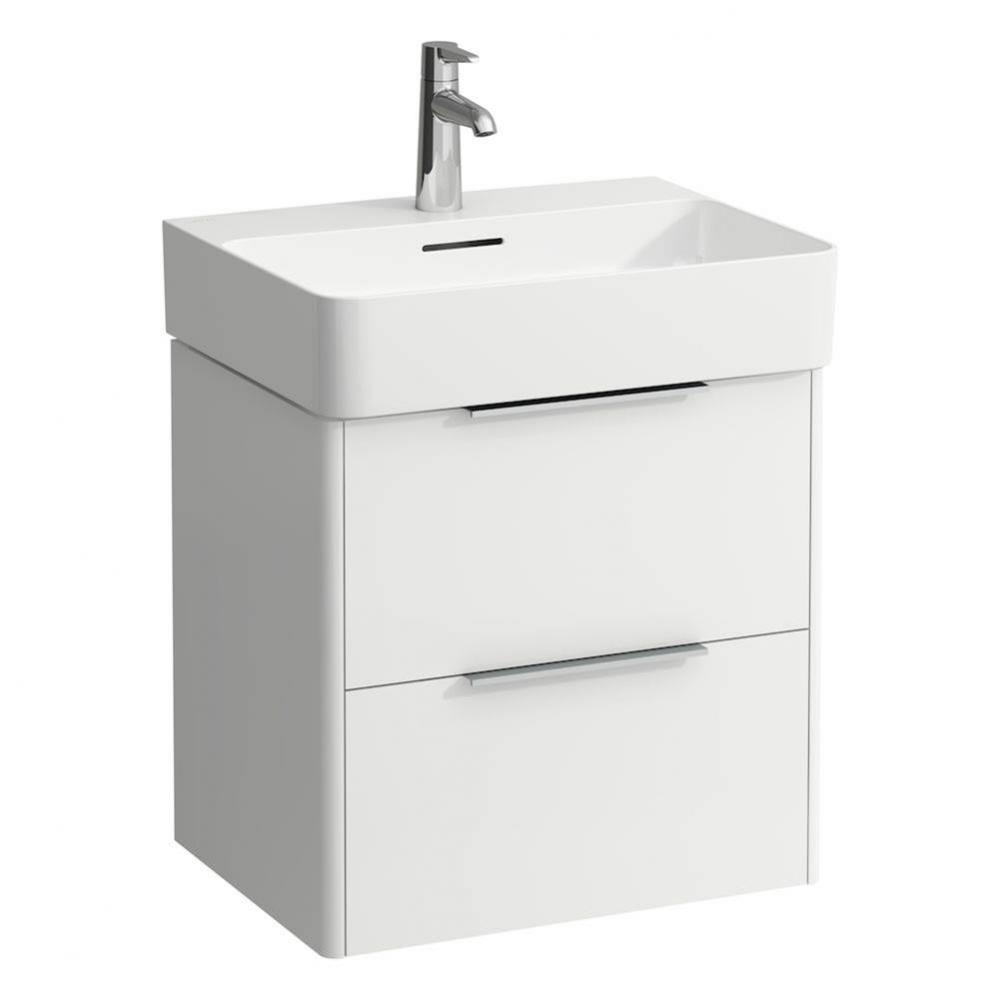 Vanity Only, with 2 drawers, incl. drawer organizer, matching washbasin 810282