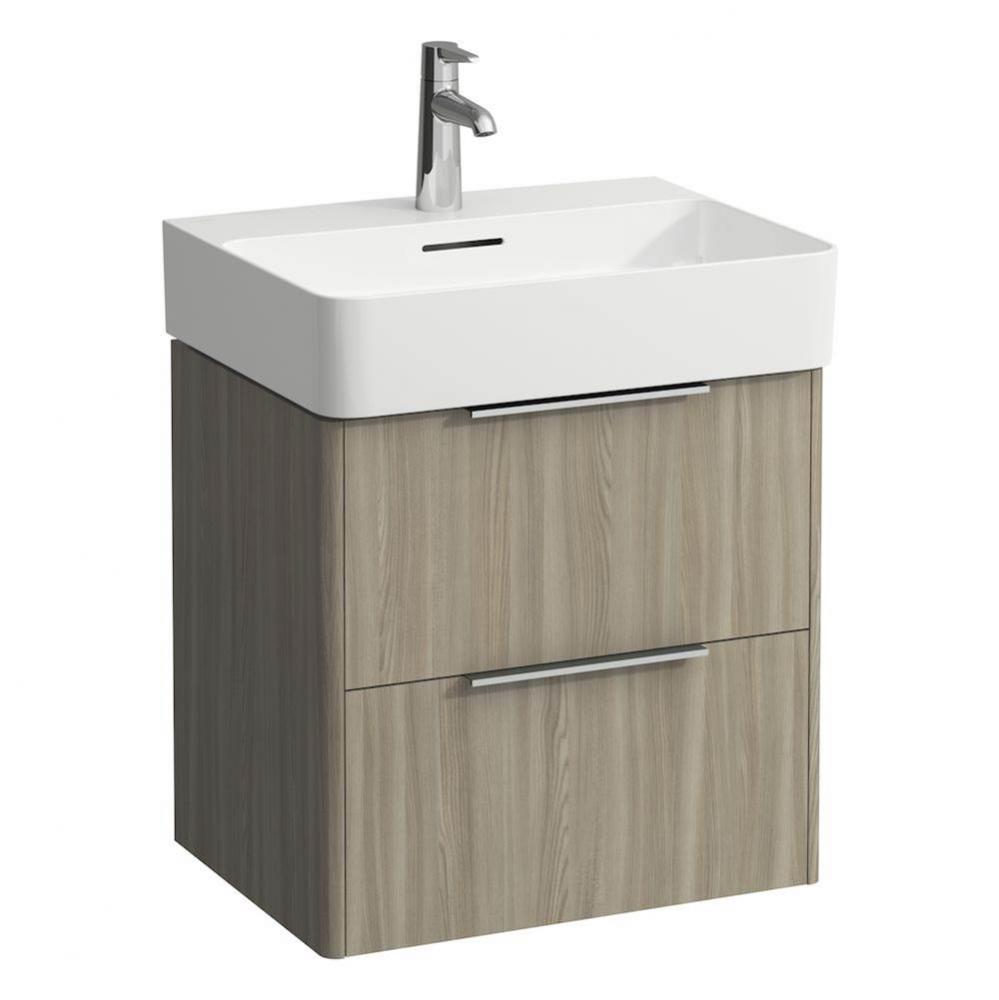 Vanity Only, with 2 drawers, incl. drawer organizer, matching washbasin 810282