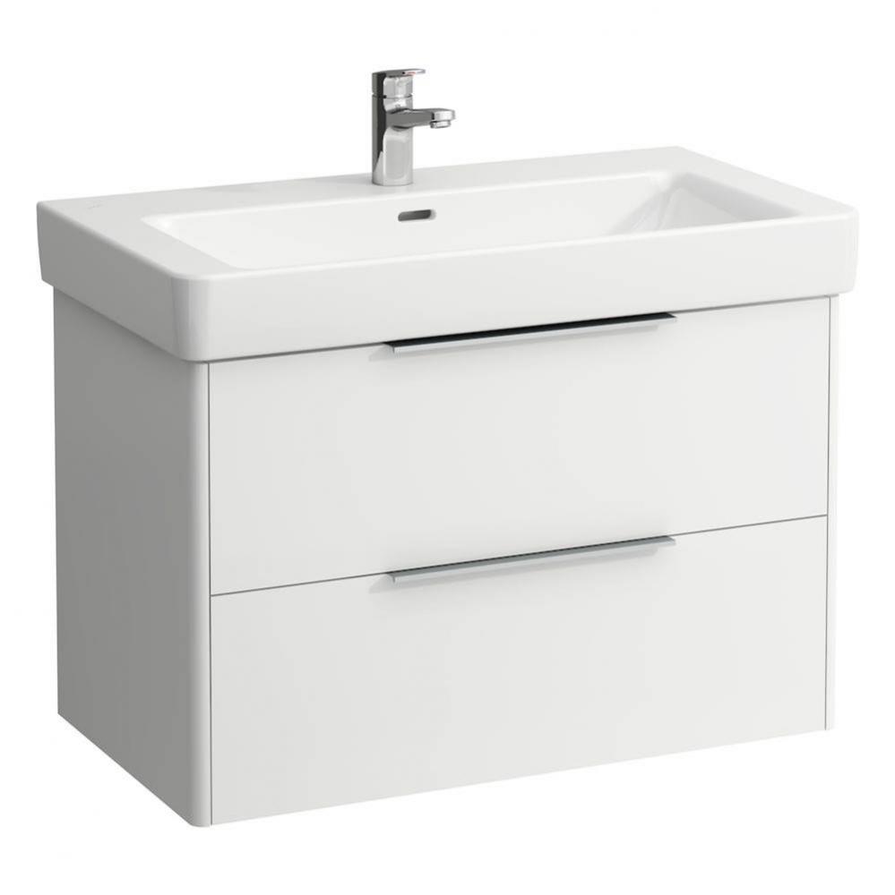 Vanity Only, with 2 drawers, incl. drawer organizer, matching washbasin 813965