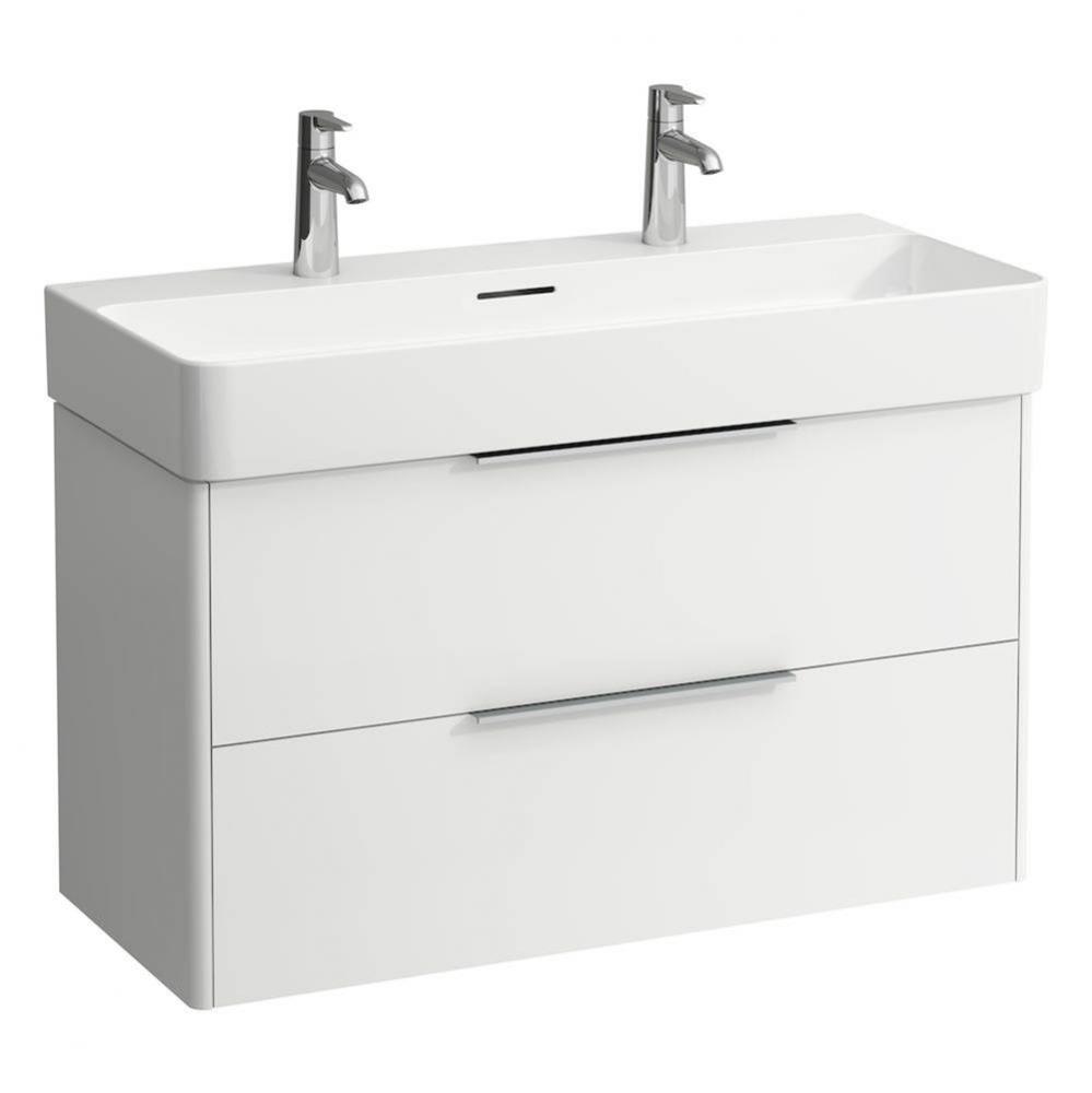 Vanity Only, with 2 drawers, incl. drawer organizer, matching washbasin 810287