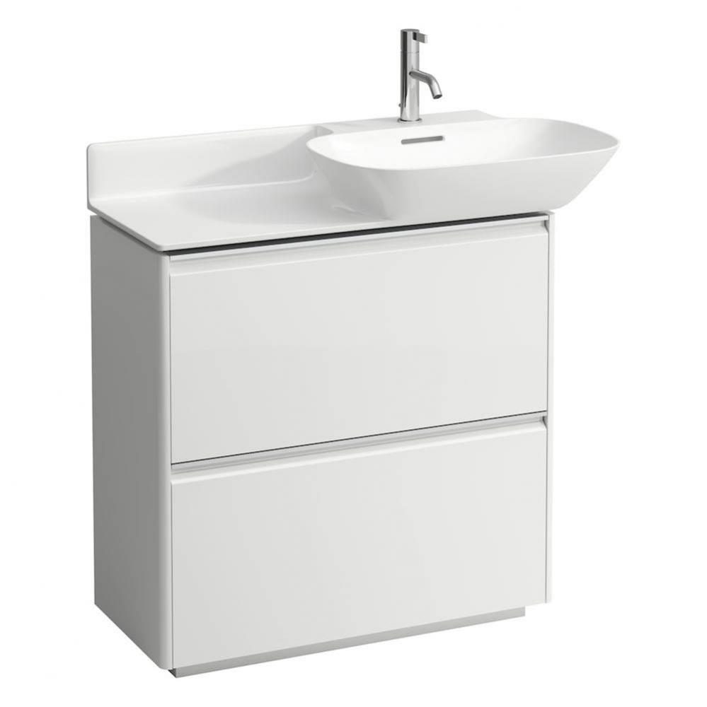 Vanity Only, with 2 drawers, matching countertop washbasins 813301/2