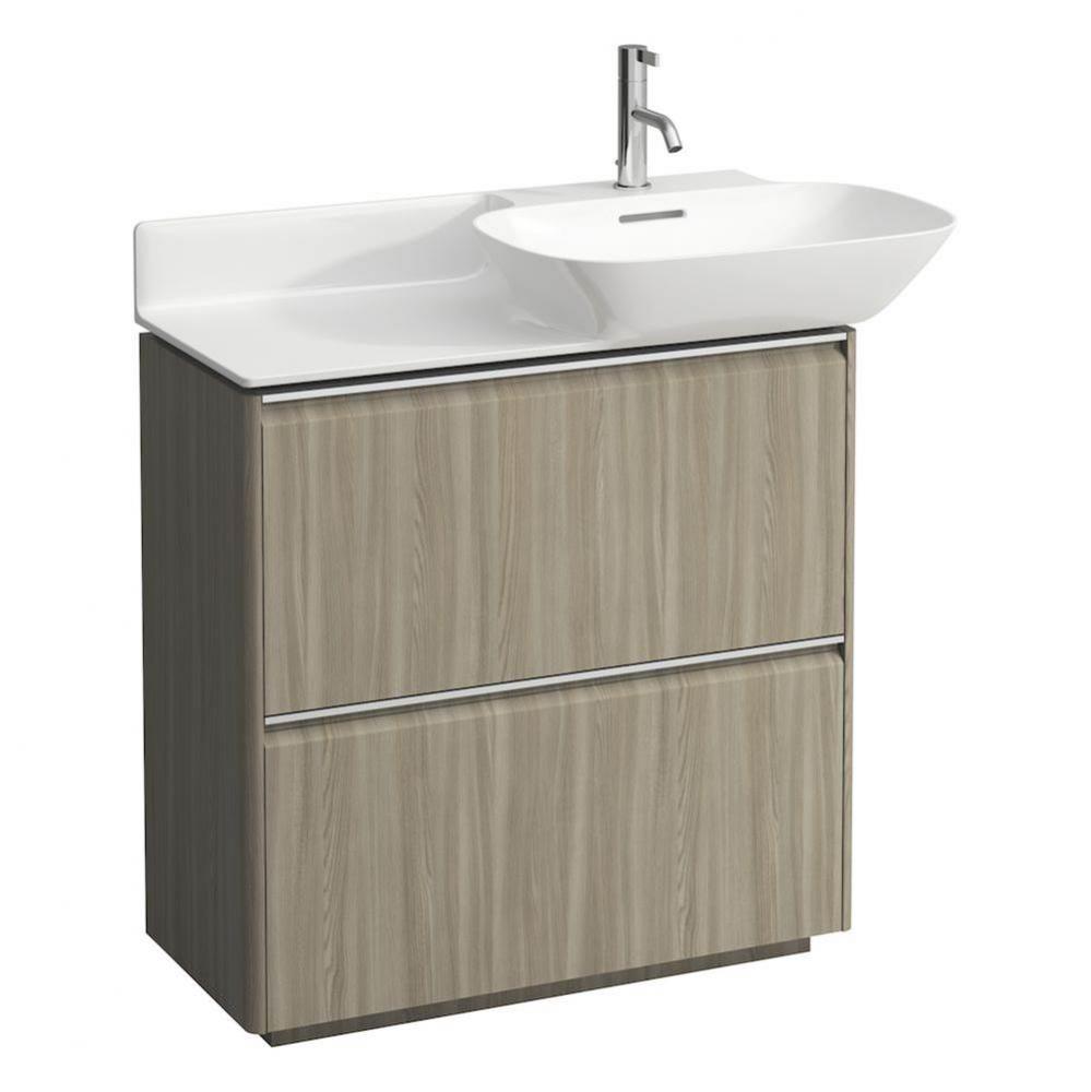 Vanity Only, with 2 drawers, matching countertop washbasins 813301/2