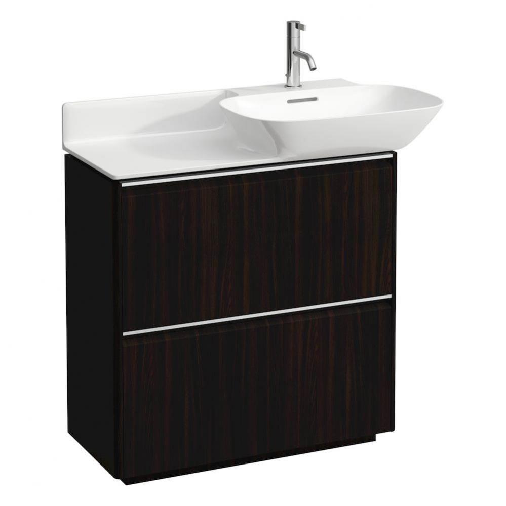 Vanity Only, with 2 drawers, matching countertop washbasins 813301/2