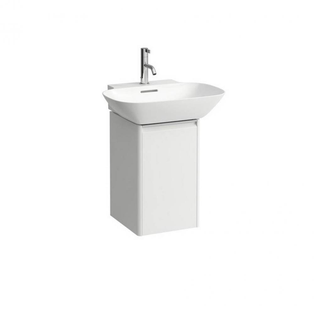 Vanity Only, 1 door, right hinged, 1 internal shelf, matching countertop washbasin 810302