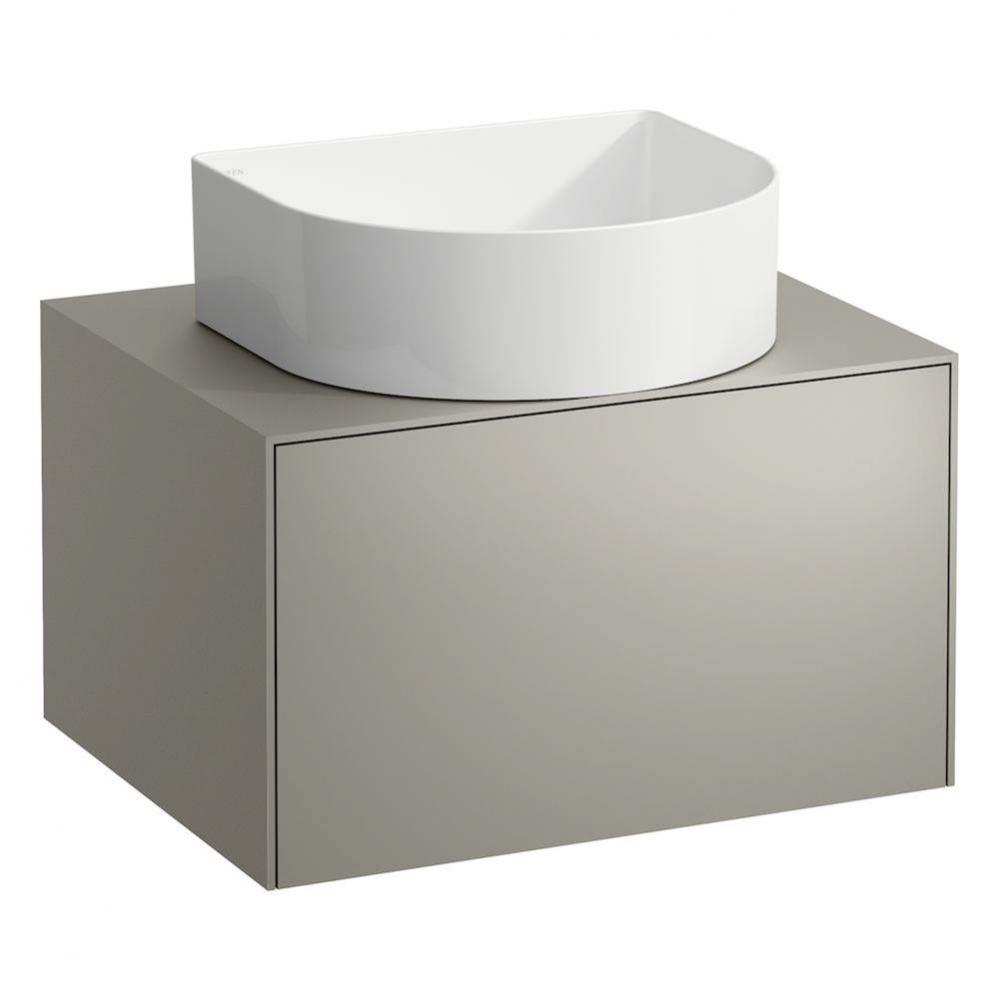 Drawer element Only, 1 drawer, matching bowl washbasins 812340, 812341, 812342, 812343, centre cut