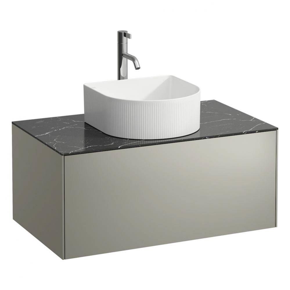 Drawer element Only, 1 drawer, matching bowl washbasins 812340, 812341, 812342, 812343, centre cut