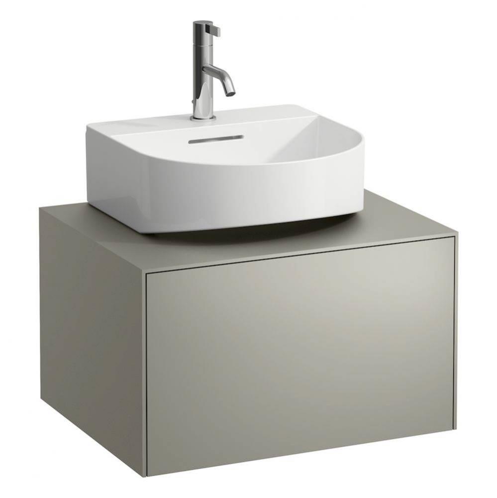 Drawer element Only, 1 drawer, matching small washbasin 816341, centre cut-out Nero Marquina Marbl