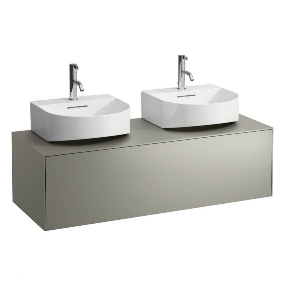Drawer element Only, 1 drawer, matching small washbasin 816341, cut-out left and right Nero Marqui