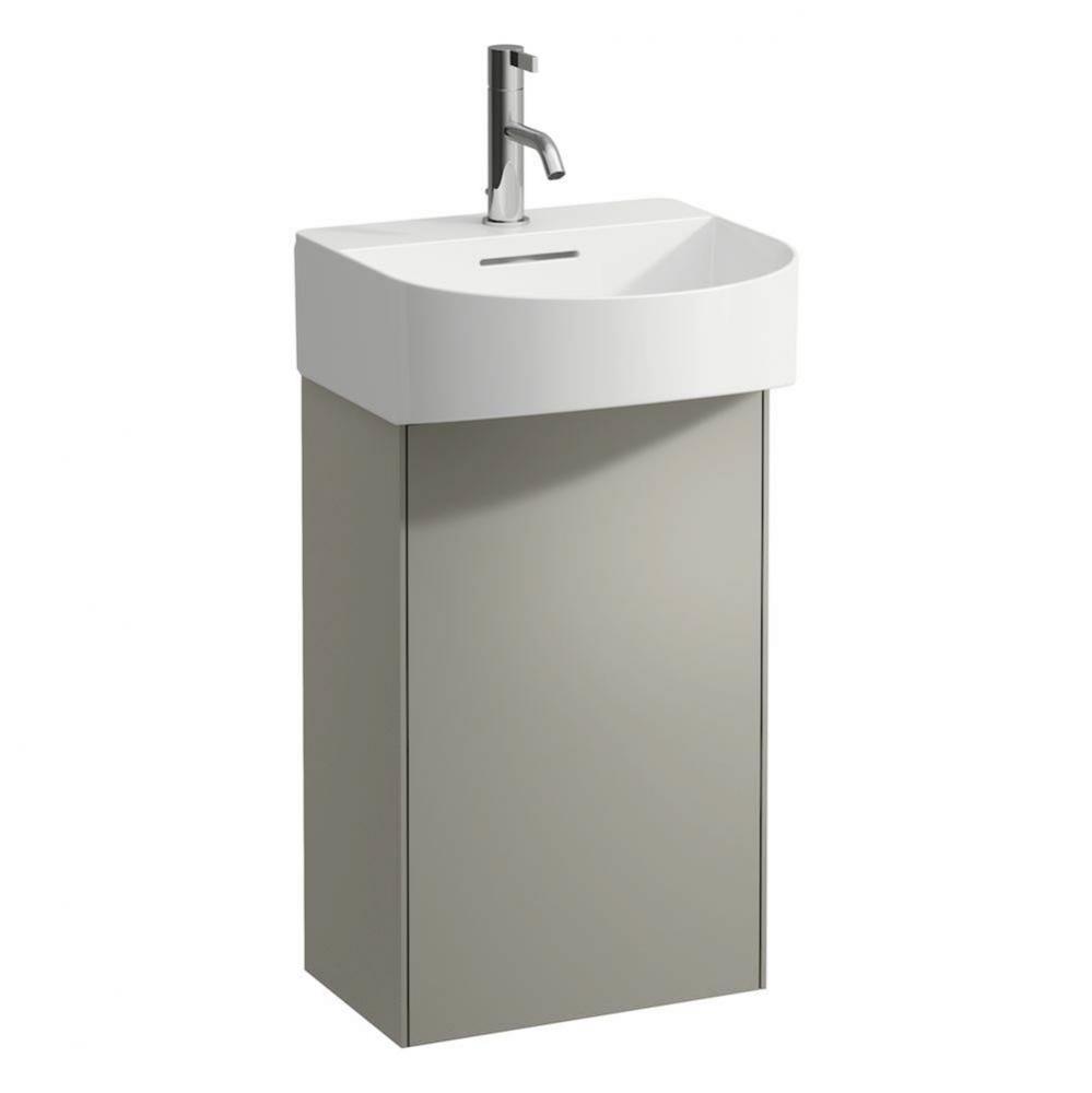 Vanity Only, 1 door, left hinged, matching small washbasin 815342