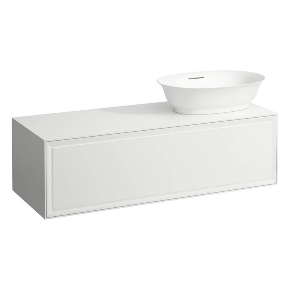 Drawer element Only, 2 drawers, cut-out right, matches bowl washbasins 812852, 812854