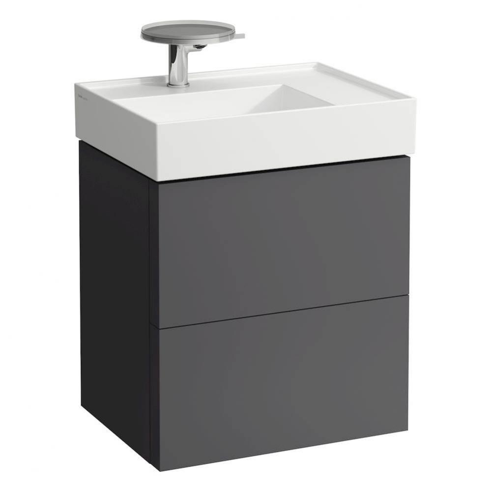 Vanity Only with two drawers for washbasin shelf right 810334 (incl. organiser)