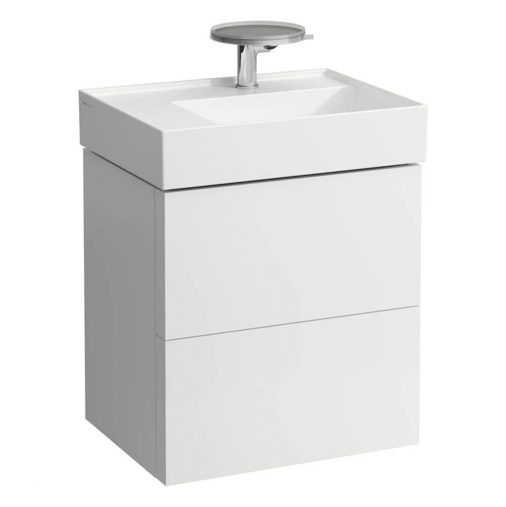 Vanity Only with two drawers for washbasin shelf left 810335 (incl. organiser)