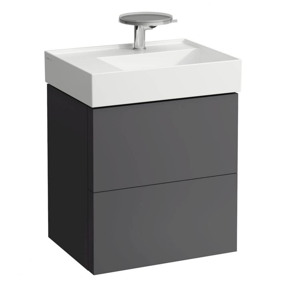 Vanity Only with two drawers for washbasin shelf left 810335 (incl. organiser)