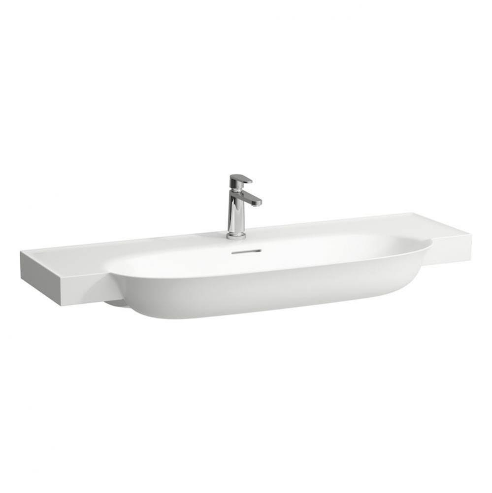Washbasin Console, wall mounted - Optional ceramic drain & cover