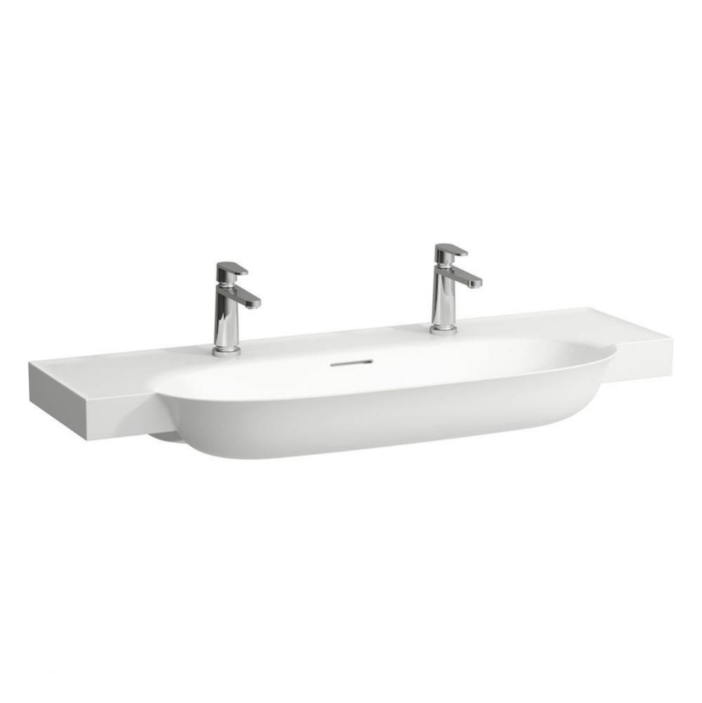 Washbasin Console, wall mounted - Optional ceramic drain & cover