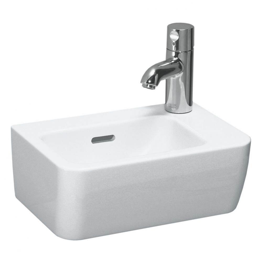 Small washbasin, wall mounted