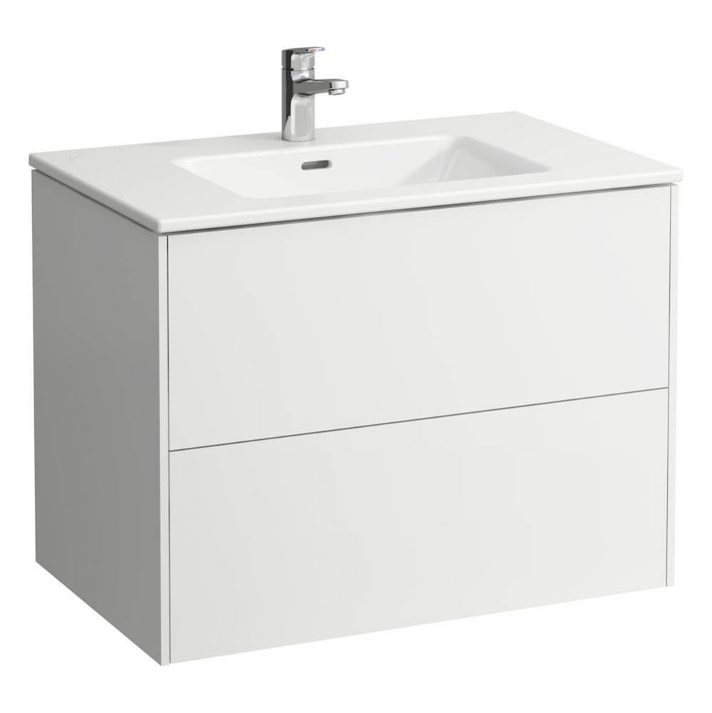 Combipack 800 mm, washbasin ''slim'' with vanity unit ''Base'&a