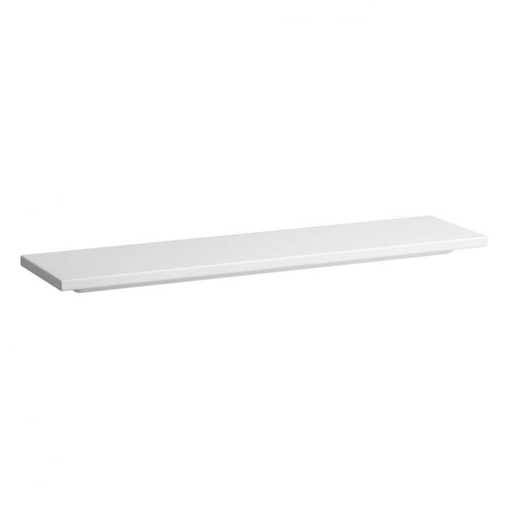 Shelf, made from sanitary ceramic, wall-hung, cutable to 25 1/2''