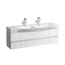 Laufen H4013540755481 - Vanity unit 1500 with 2 drawers and 2 doors and space saving siphon for wb 8.1470.6 / 1370.6