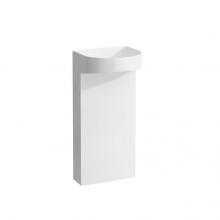 Laufen H8113417571121 - Floorstanding washbasin, 410 x 380 x 900, without tap bank, without overflow, SaphirKeramik, White