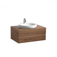 Laufen H4240430976301 - Vanity unit 800 for washbasin 8.1397.1 with cut-out middle with space saving siphon