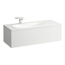 Laufen H4304410979991 - Vanity Unit 1200, 1 Drawer, Siphon Cut Out Left, Matches Washbasin H817979