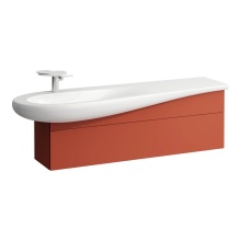 Laufen H4304510972691 - Vanity Unit 1600, 1 Drawer, Siphon Cut Out Left, Matches Washbasin H814971