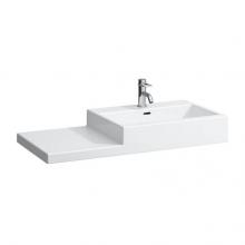 Laufen H8184310001091 - LIVING City 100 washbasin (1000x460mm), shelf on left side