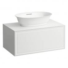 Laufen H4060110851701 - Drawer element Only, 1 drawer, with centre cut-out, matches bowl washbasins 812852, 812855