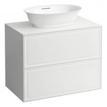 Laufen H4060120851701 - Drawer element Only, 2 drawers, matches bowl washbasins 812852, 812855