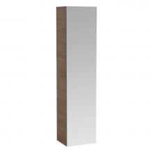 Laufen H4580110976301 - Tall cabinet, 1 door, left hinged, mirrored on both sides, 4 glass shelves