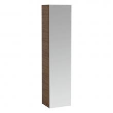 Laufen H4580210976301 - Tall cabinet, 1 door, right hinged, mirrored on both sides, 4 glass shelves