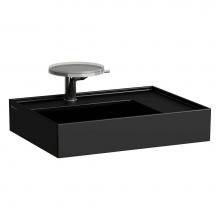 Laufen H810334716112U - Washbasin, shelf right, with concealed outlet, w/o overflow, wall mounted