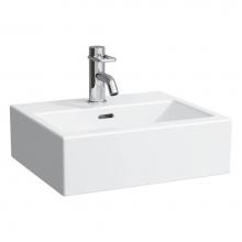 Laufen H815433000109U - Small Countertop Washbasin, wall mounted