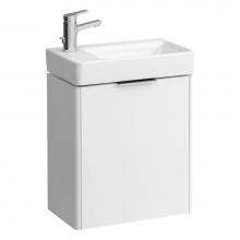 Laufen H4021011102601 - Vanity Only, 1 door, door hinge left, matching small washbasin 815955