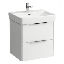 Laufen H4021721102601 - Vanity Only, with 2 drawers, incl. drawer organizer, matching washbasin 810962