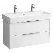 Laufen H4024121102601 - Vanity Only, with 2 drawers, incl. drawer organizer, matching washbasin 810287