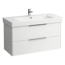 Laufen H4024521102601 - Vanity Only, with 2 drawers, incl. drawer organizer, matching washbasin 813966