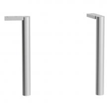 Laufen H4029901100001 - Set of adjustable feet (2 pieces), height 10-3/8'', anodized aluminum surface